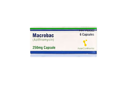 Picture of Macrobac 250mg Cap 6x1s